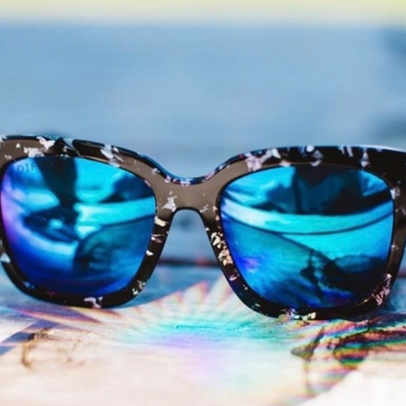 Diff Eyewear Accessories - DIFF Bella Black Marble Sunglasses